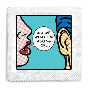 Consent Couples Pop Art Condom