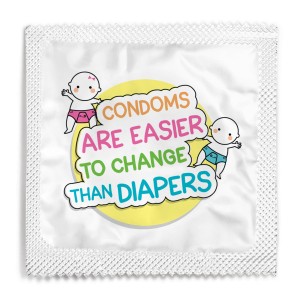 Easier To Change Than Diapers Condom