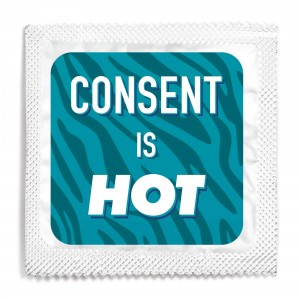Consent Is Hot Condom