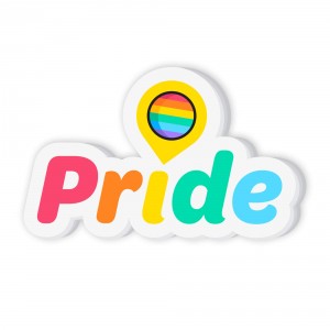 Customizable Pride Balloon Sticker