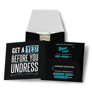 Get A Yes Before You Undress Condom Wallet