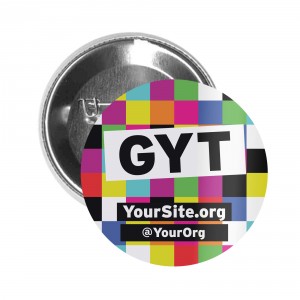GYT Get Yourself Tested Button Pin