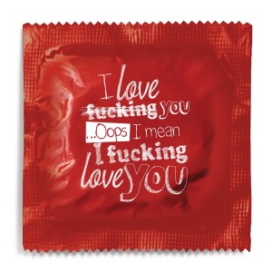 I Fucking Love You Condom