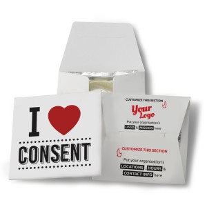 I Love Consent Condom Wallet