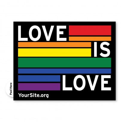 Love Is Love Gay Pride Sticker