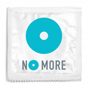 NO MORE Logo Condom