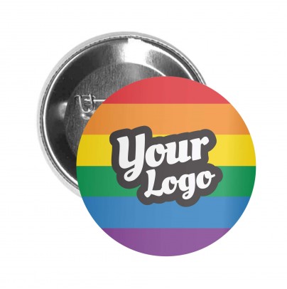 Pride Flag Button Pin