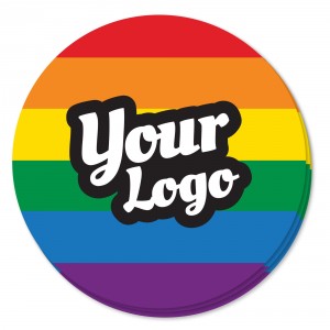 Pride Flag Sticker - Circle