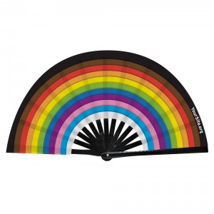 Pride Inclusive Flag Snap Fan