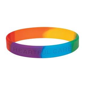 Rainbow Wristbands 1/2 Inch