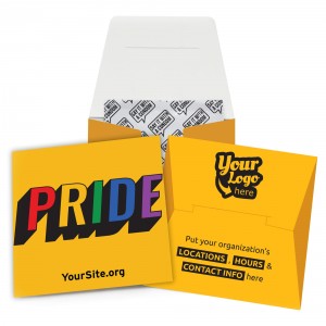 Retro Gay Pride Condom Wallet