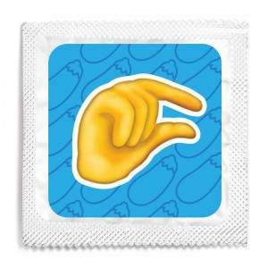 Size Matters Emoji Condom