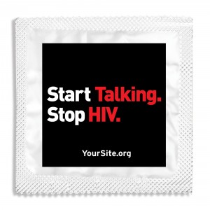 Start Talking Stop HIV Condom