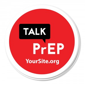 Talk PrEP Sticker