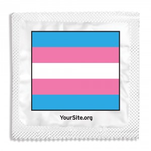 Transgender Flag Condom