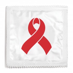 HIV/AIDS Red Ribbon Condom