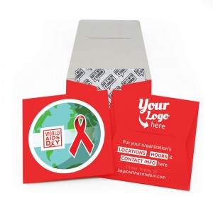 World AIDS Day Condom Wallet - Earth Design