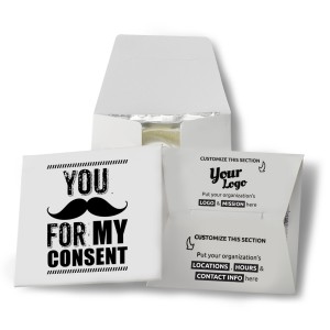 You Mustache For My Consent Condom Wallet